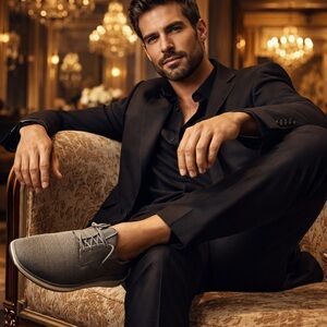 IZOD Casual Knit Oxford Grey Size 12 NWT Mens 100% Authentic